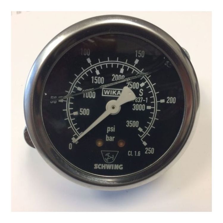 Hydraulic Pressure Gauge (Pressure Range 0-250 bar) for Concrete Pump