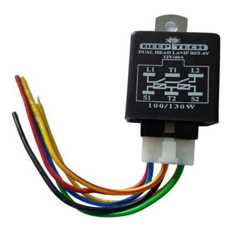 Head Light Relay  12 V [4Pin Flat Type] for TATA 1109
