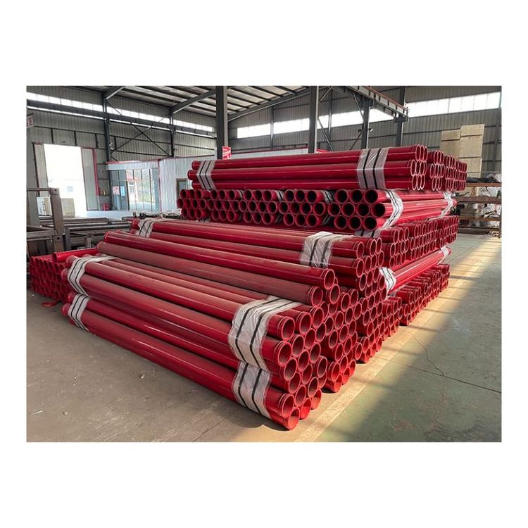 Ms Pipe With Collar Length-1Mtr Dia-5" Thicness-5mm For Ready Mix Concrete Pump