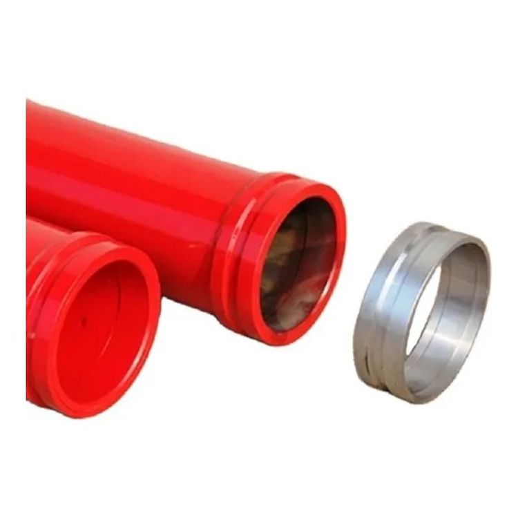 Ms Pipe With Collar Length-2Mtr Dia-5" Thicness-5mm For Ready Mix Concrete Pump